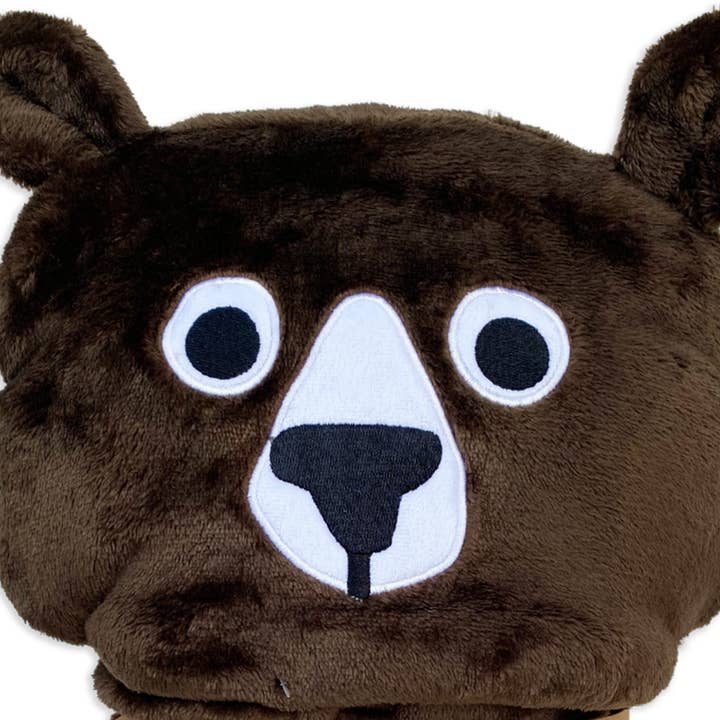 ZOOCCHINI - Wholesale Bedding Blanket - Kids & Baby - Toddler/Kids Animal Hooded Blanket Bosley the Bear