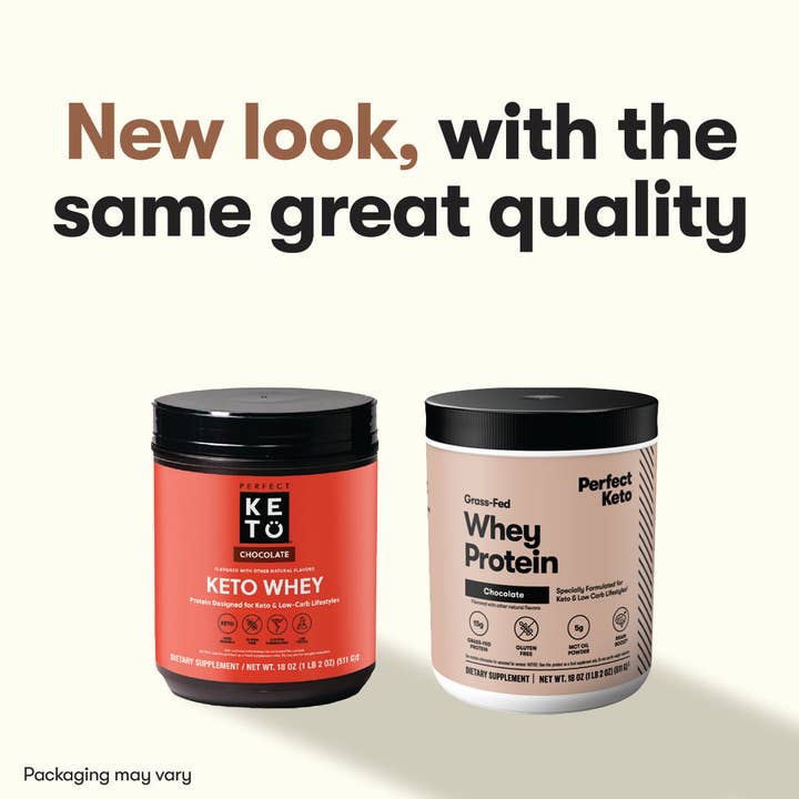 Perfect Keto - Wholesale Protein/Superfood Powder - Grass-Fed Whey Protein + MCT, Low Carb