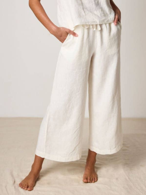 Bella French Linen Pants for wholesale by ISABELLA V.