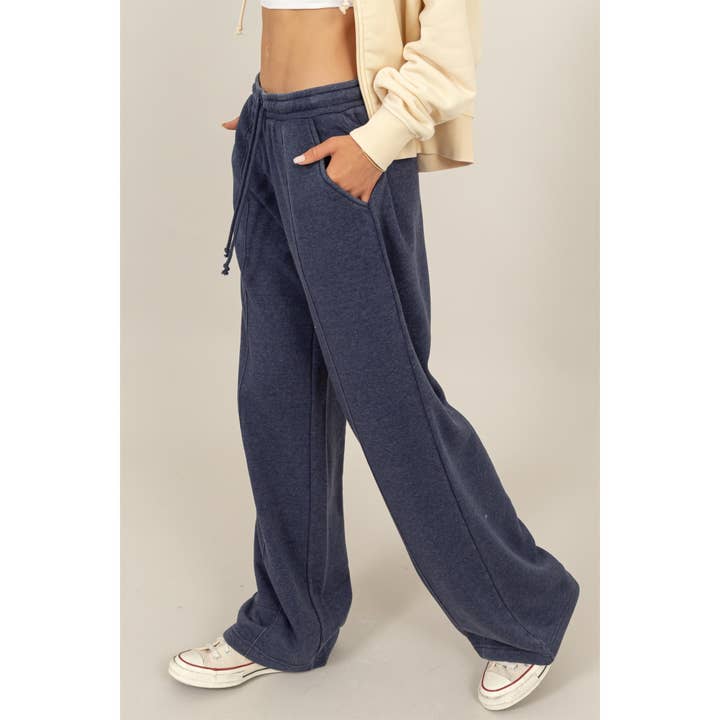 HYFVE - Wholesale Lounge Sweatpants/Joggers - Women's - DZ24E895-HIGH-WAIST DRAWSTRING PANTS