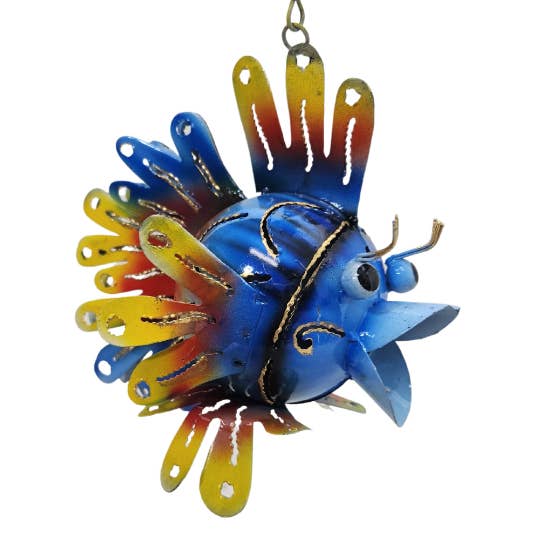 White Elephant - Wholesale Candle Holder - Metal Hanging Fish Candle Holder