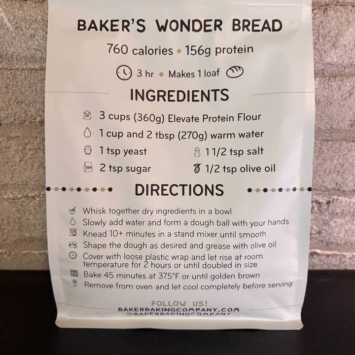 Baker Baking Company LLC - Wholesale Protein/superfood powder - Elevate Protein Flour (5 lb)1