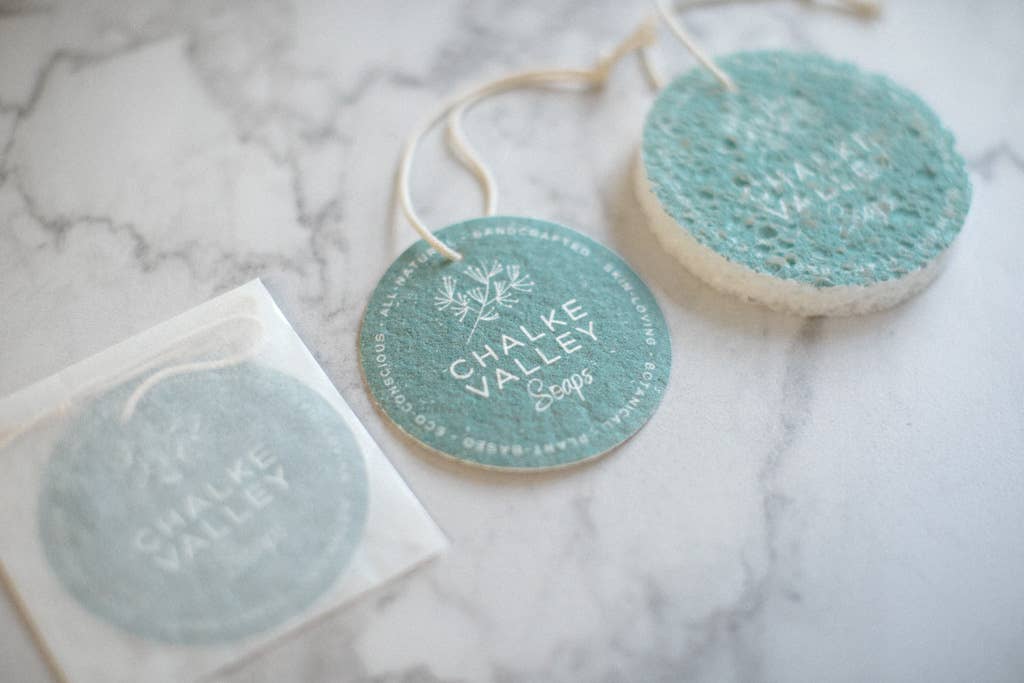 Chalke Valley Soaps – wholesale Facial cleanser – Compostable Magic Sponge for Gentle Facial Cleansing9