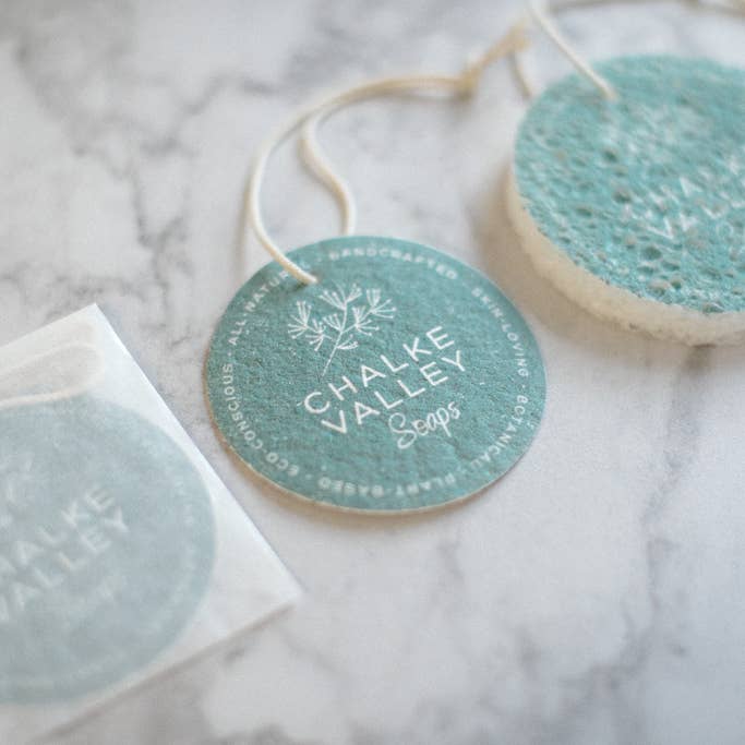 Chalke Valley Soaps – wholesale Facial cleanser – Compostable Magic Sponge for Gentle Facial Cleansing9