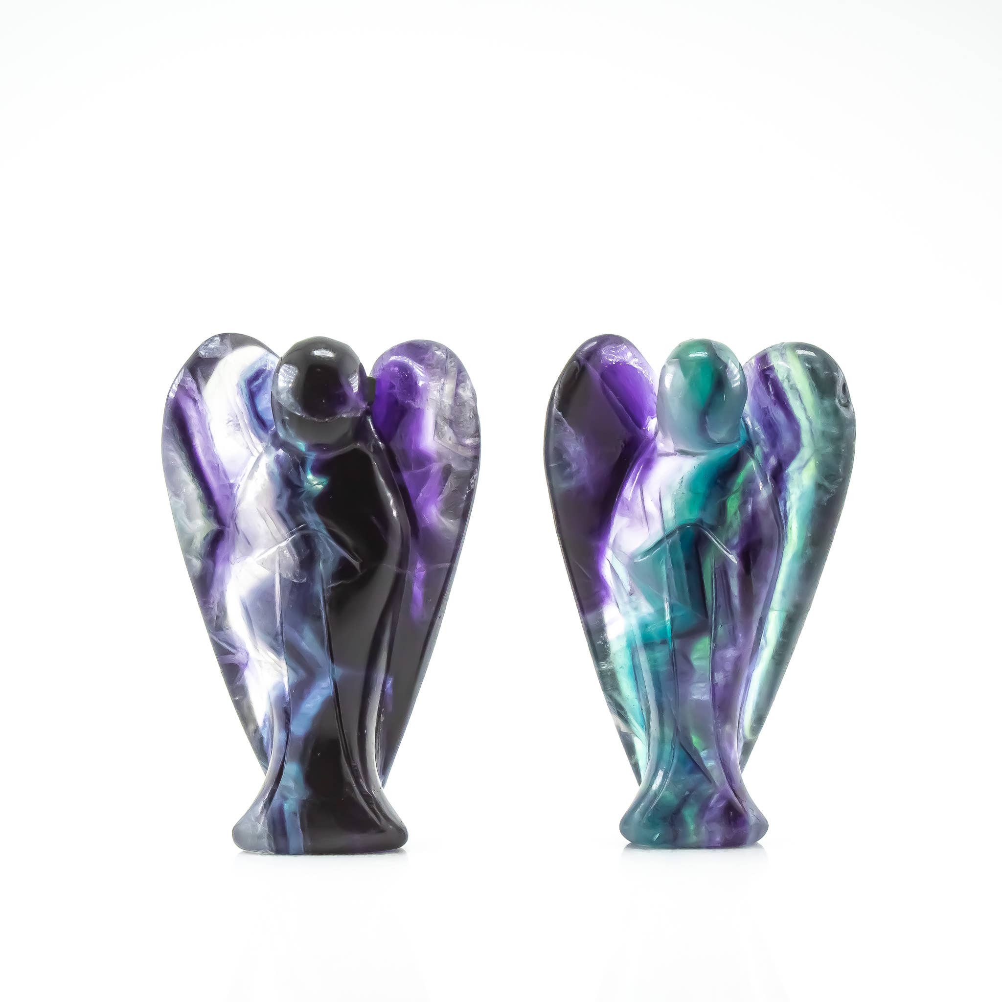 Quasar Gems USA - Wholesale Spiritual Stone/Crystal - Fluorite Angels 10cm2