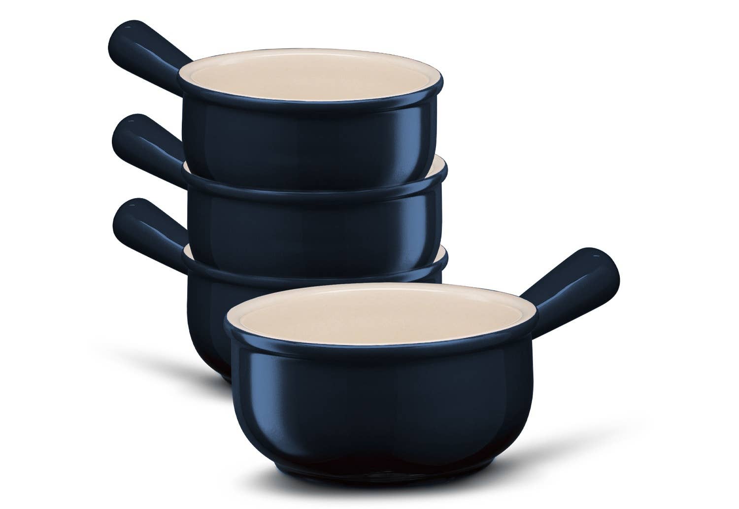 Kook - Wholesale Serve Bowl - Kook French Onion Soup Crocks, Ceramic, 18 oz, Set of 43