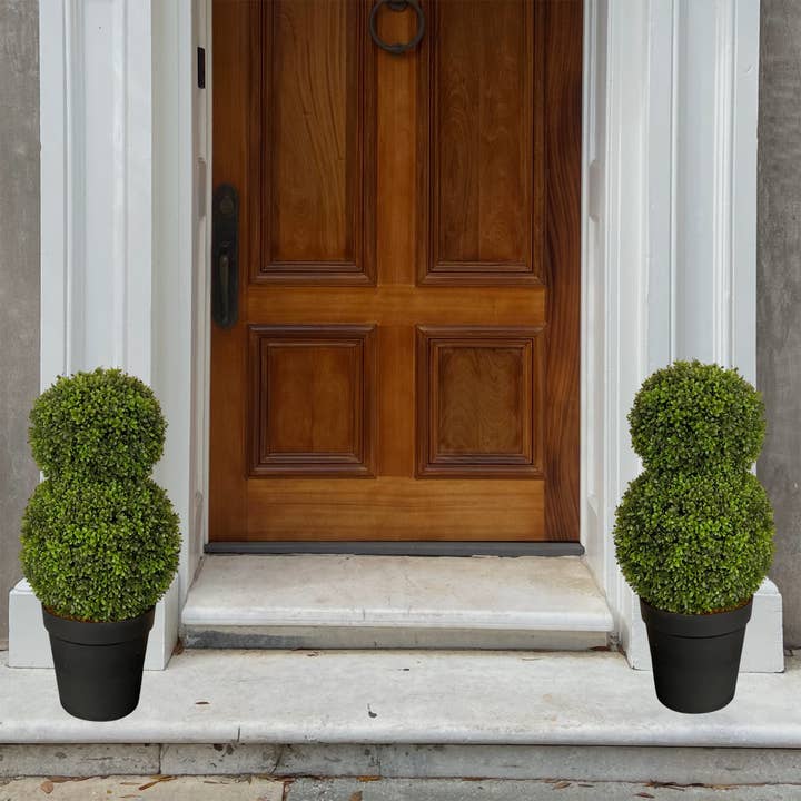 Haute Decor - Wholesale Artificial Plant - Adjustable Double Artificial Boxwood Topiary6