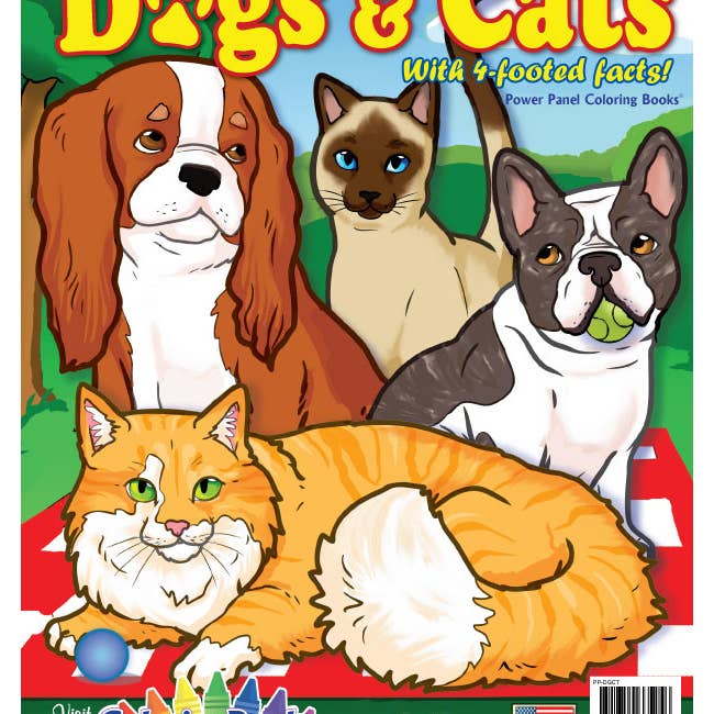 Really Big Coloring Books | ColoringBook.com – wholesale Målarbok - Barn och baby – Hundar och katter målarbok 8,5"x11"