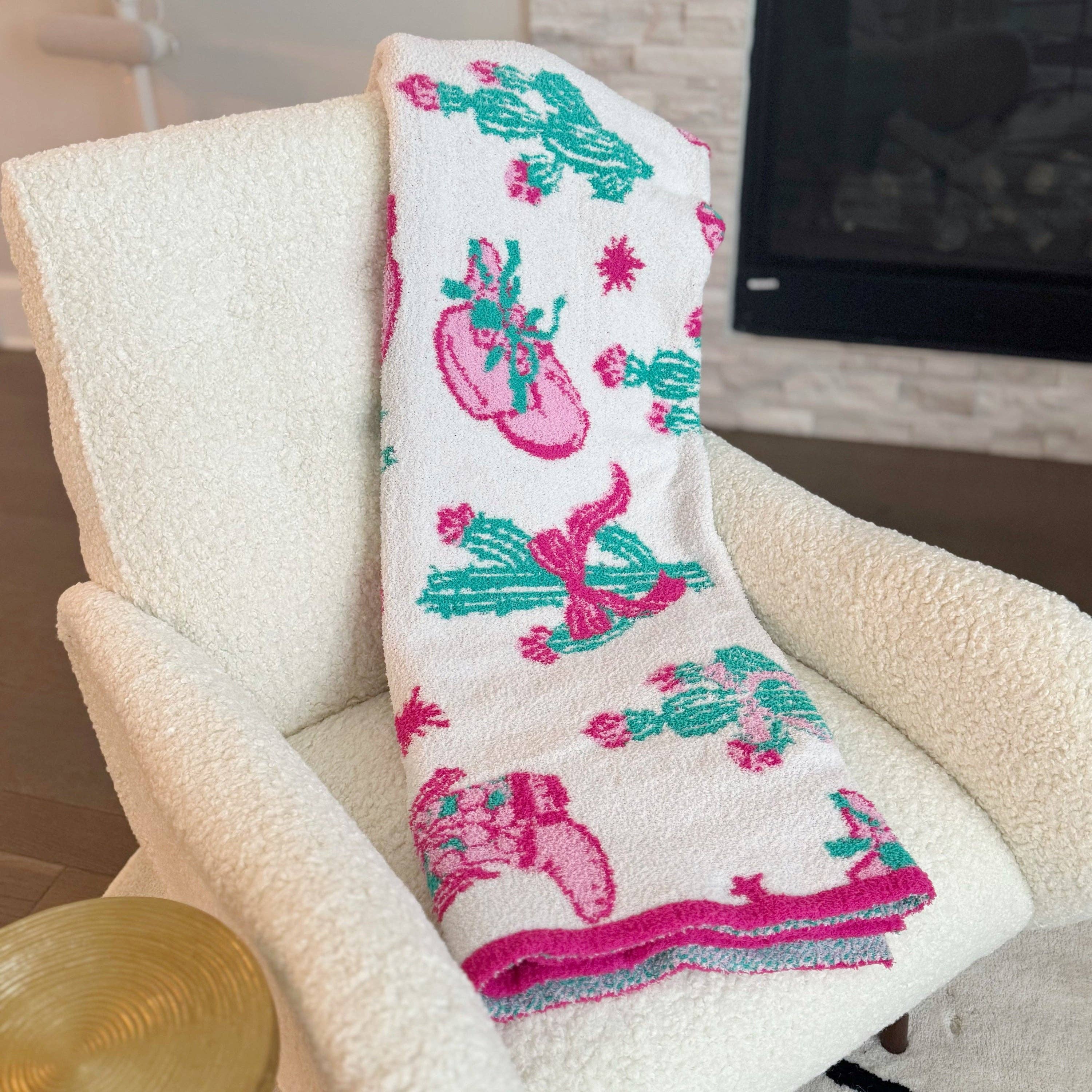 Ellison+Young - Wholesale Throw Blanket - Western Whimsy Coziest Blanket3