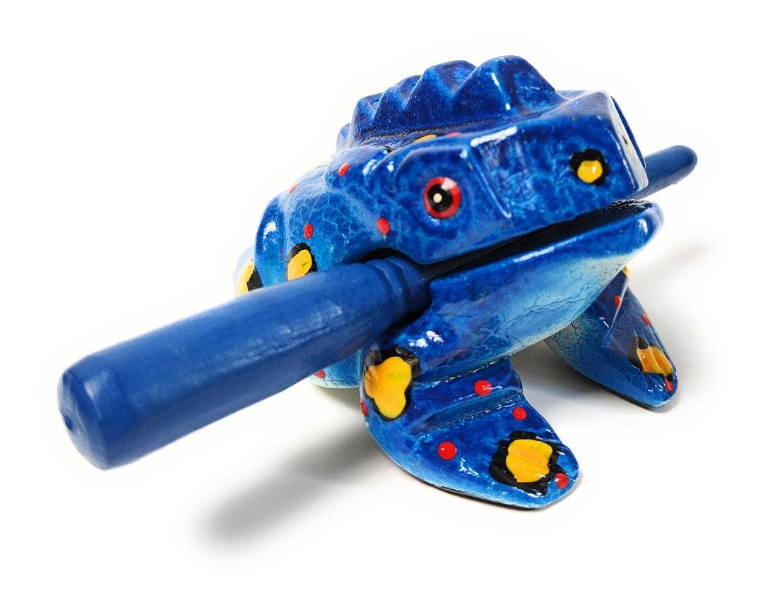 A Lost Art - Wholesale Musical Toy - Kids & Baby - 3 inch Assorted Color 10 Pack of Croaking Musical Frog Drums1