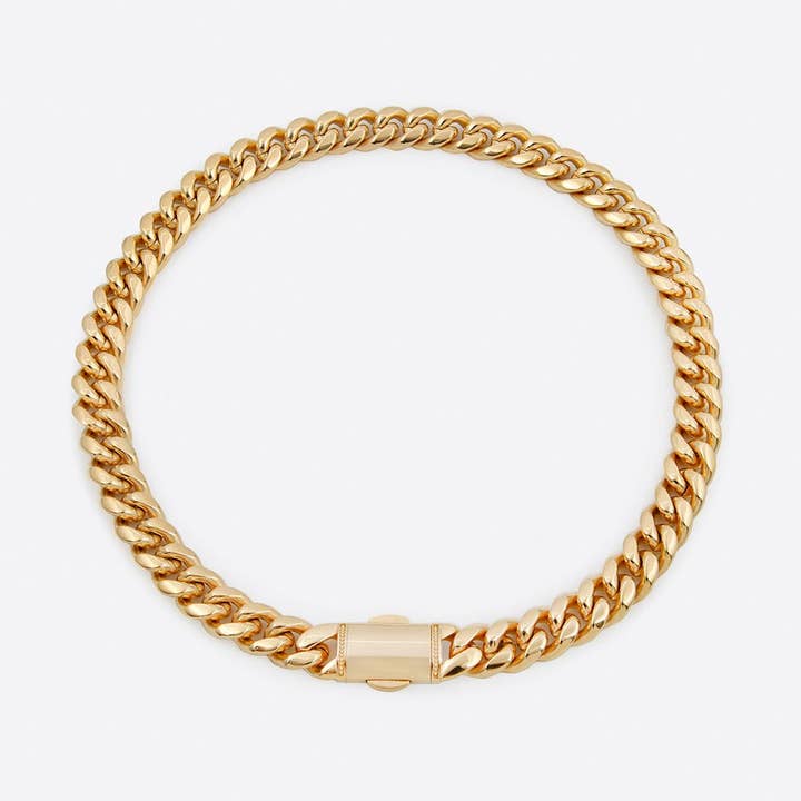 Cuban Link Chain Necklace 12mm (1/2") - GOLD for wholesale by Tether Jewelry