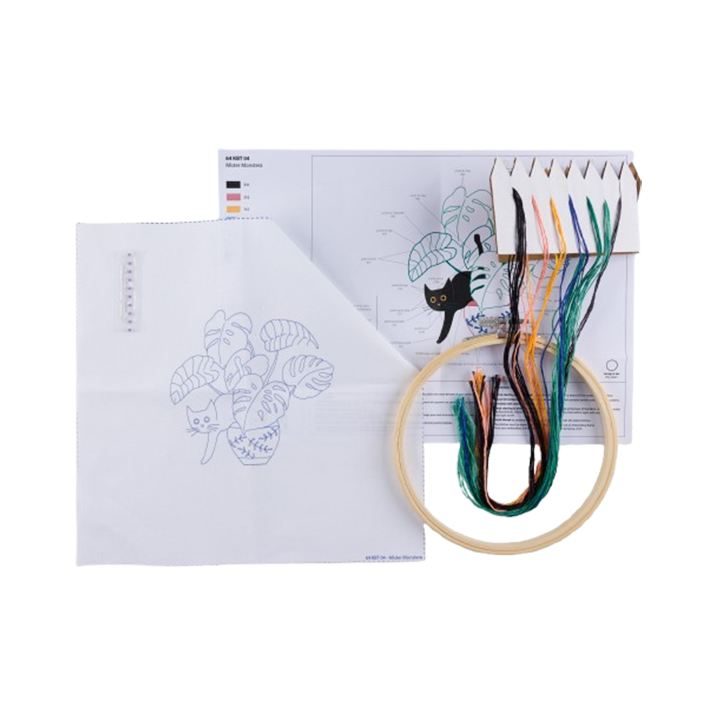 Com'1 Idée - Wholesale Embroidery/Cross Stitch Supplies - Embroidery kit | Mister monstera1