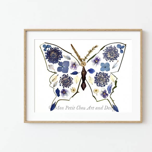 Flügel in Blüte 8 x 10 Druck für den Großhandel von Mon Petit Chou Art and Design