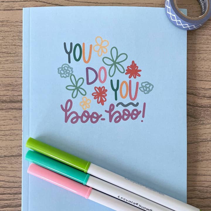You Do You Boo Boo Notebook for wholesale by Notelette Press