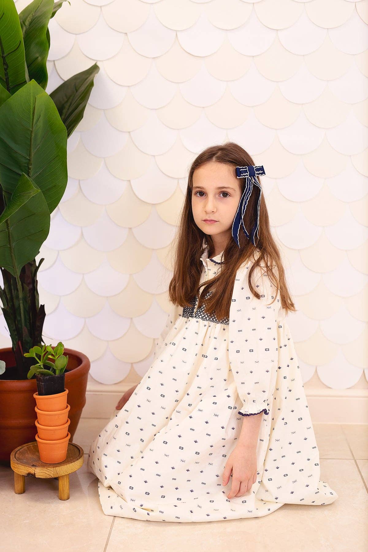 Project 6 NY Kids - Wholesale Hair Bow - Kids - Rebecca Moonstitch Clip - Red5