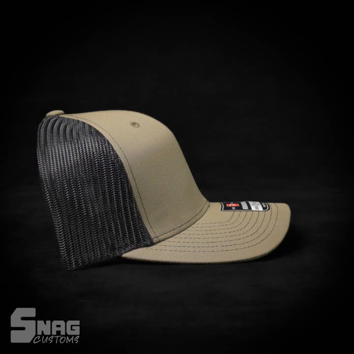 Snag Customs - Wholesale Trucker Hat - Unisex - Montana 406 State Outline Leather Patch Hat5