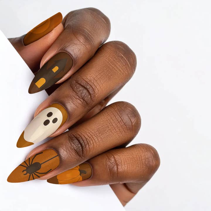 FYNE BODY - Wholesale Press-on/fake nails - Cocoa Coven Gothic Autumn Press-On Nails32
