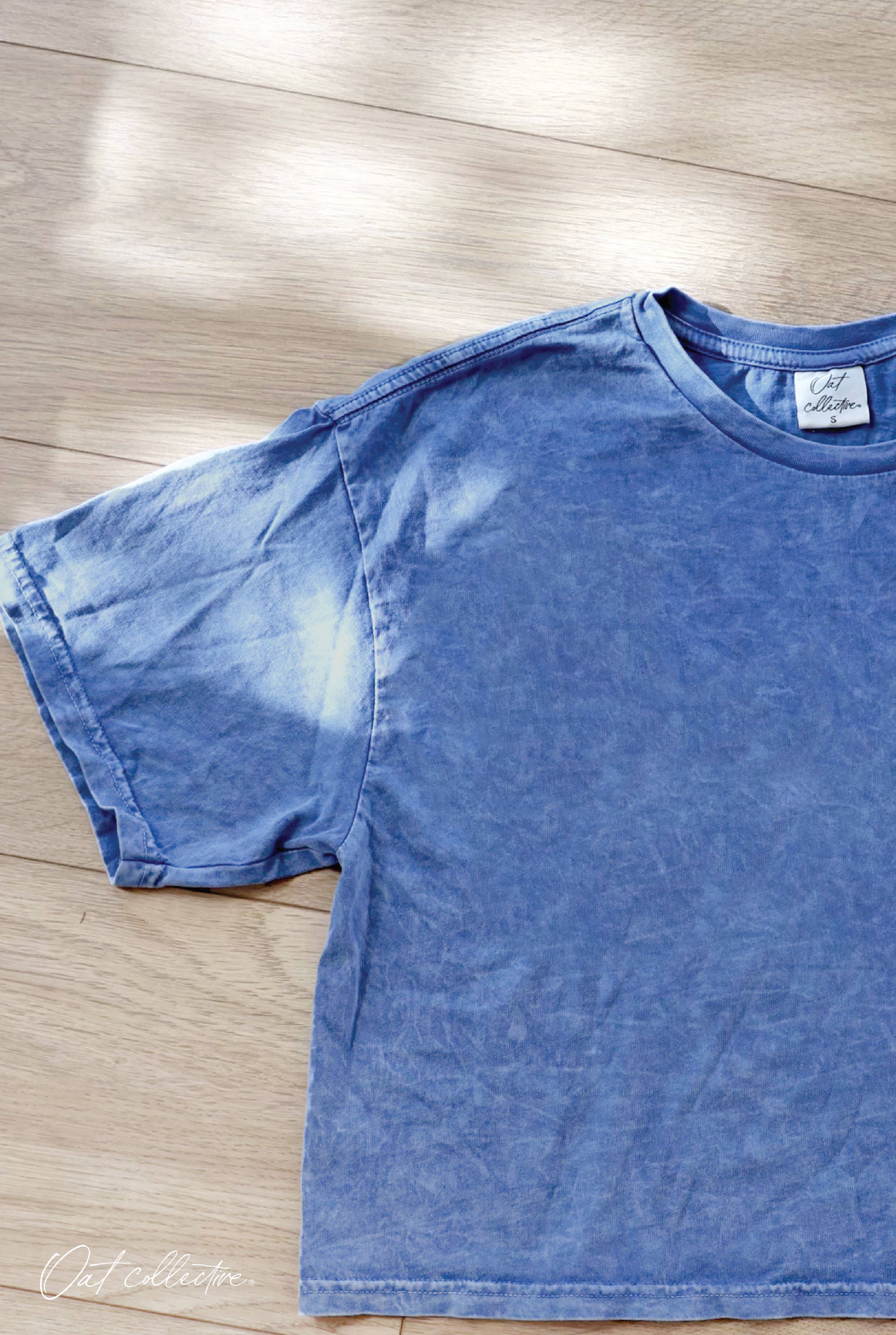 OAT COLLECTIVE - Wholesale Screen Printed T-Shirt - Women's - SUNKISSED Cropped Mineral Graphic Top9