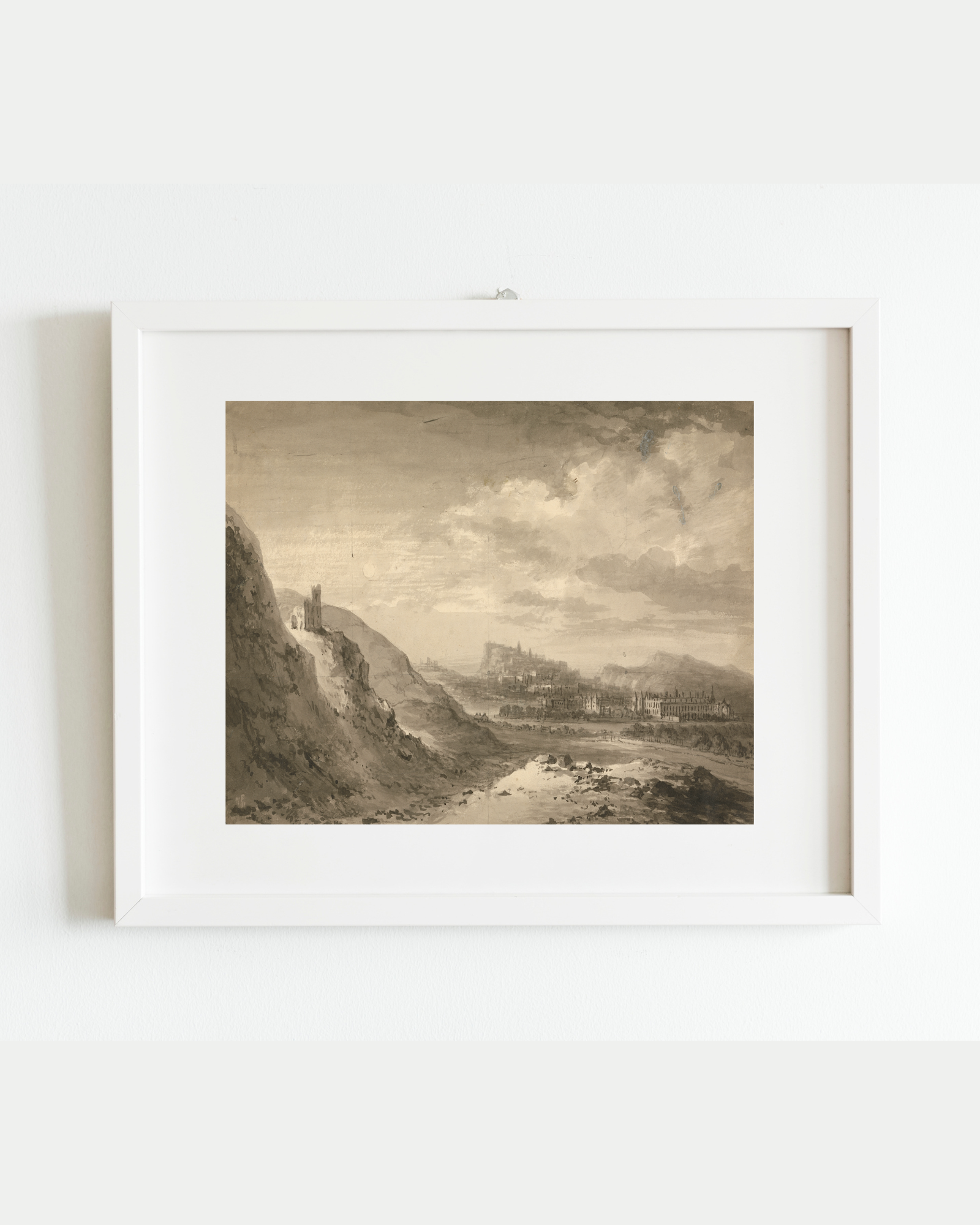 Sea to Skye - Wholesale Art Print - Sketch of Edinburgh Antique Art Print4