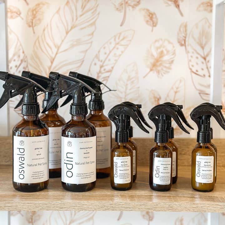 yam collective - Wholesale Pet Spray - Dog - Odin Natural Pet Spray - 8 oz chamomile + Lavandin2