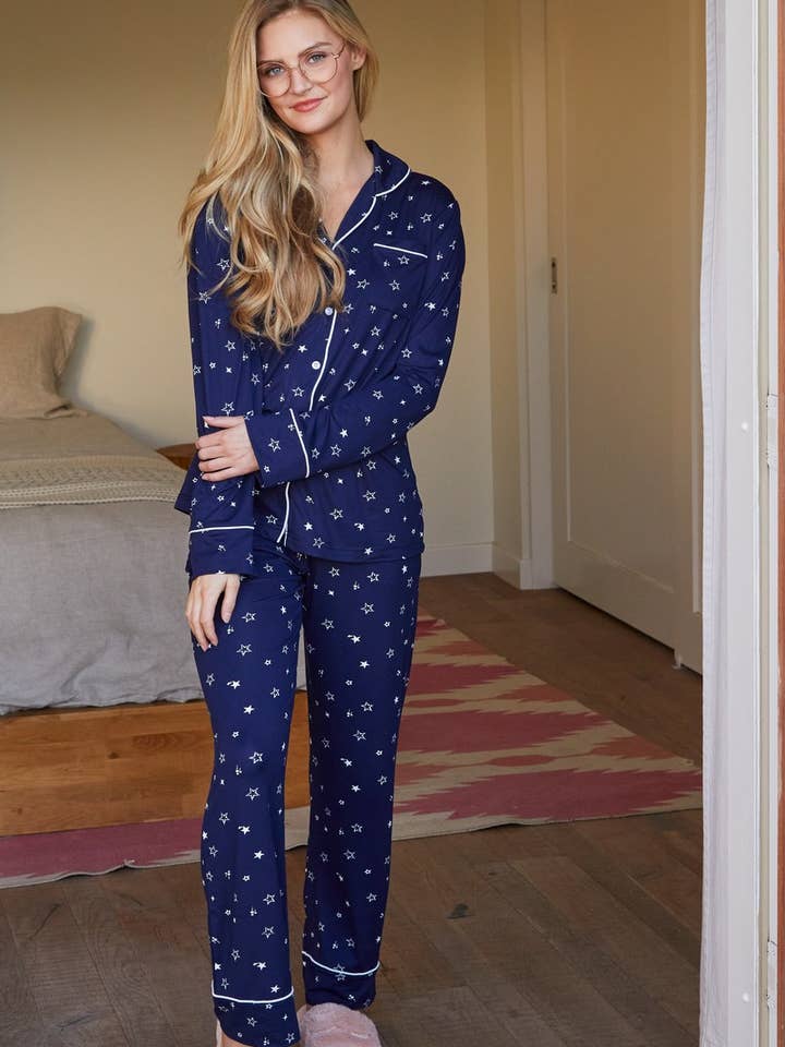 Lily Clothing - Wholesale Sleepwear Set - Women's - WOMEN COMFORTABLE LOOSE PAJAMAS_CWSPJ03632