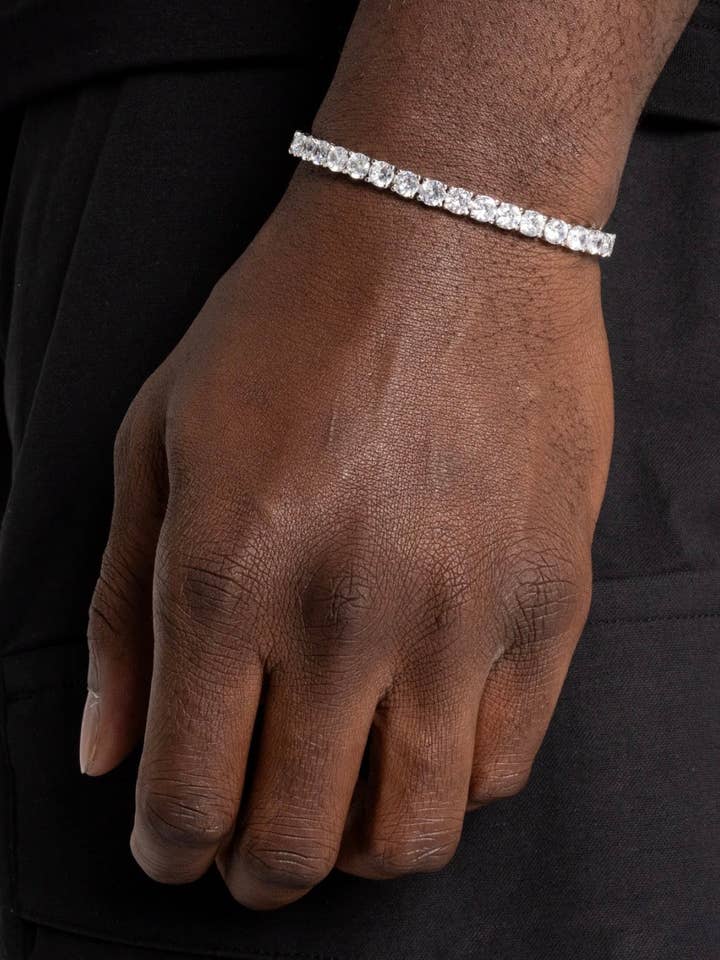 Kungarikets tennisarmband (vitt guld) för wholesale av 2THEWORLD