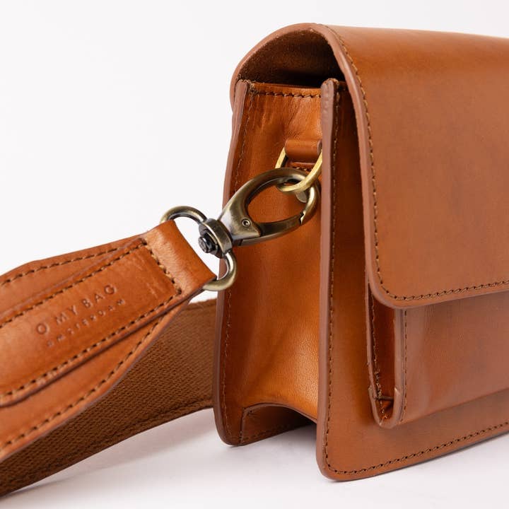 O My Bag - Wholesale Crossbody Bag - Women's - Harper Mini - Cognac Classic Leather5