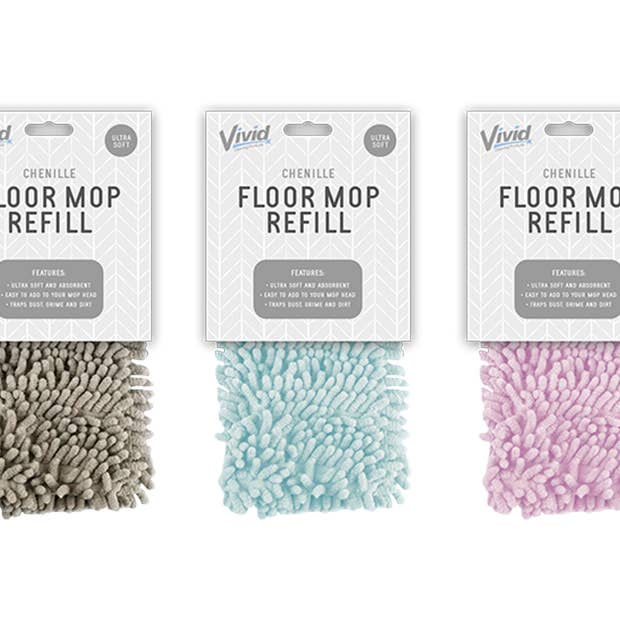 Navulling voor platte dweil voor Chenille - 5056170370073 voor wholesale door LMT-UK