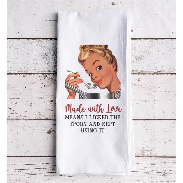 Peach Closet - Wholesale Tea Towel - Vintage Housewife Towels | 2 Pack1