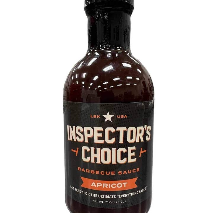 Inspector’s Choice BBQ Sauce - Wholesale BBQ Sauce - APRICOT-Taking the BBQ Comp scene by storm0