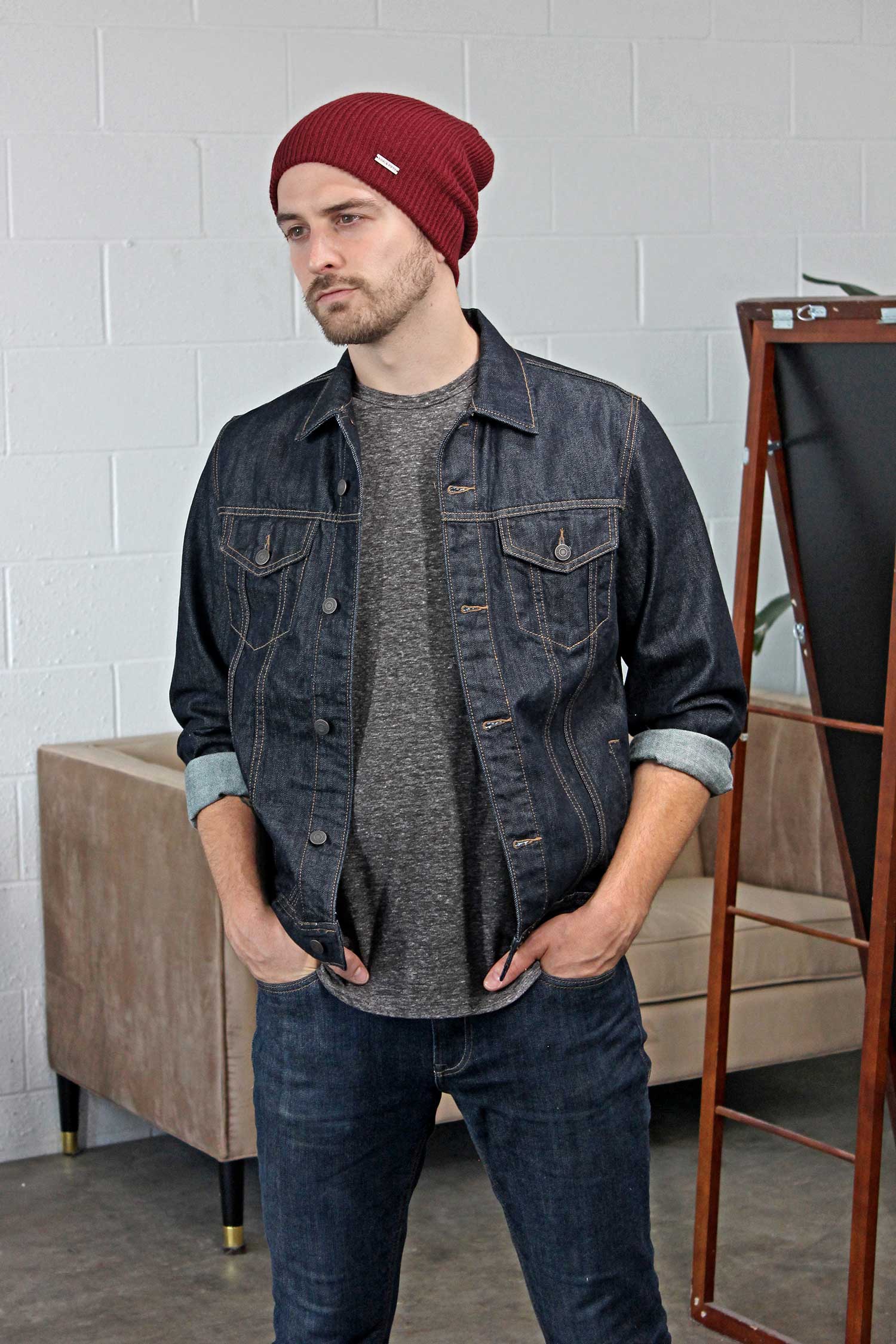 King & Fifth Supply Co – Gorro - Homem por atacado – Gorro masculino desleixado - The Forte31