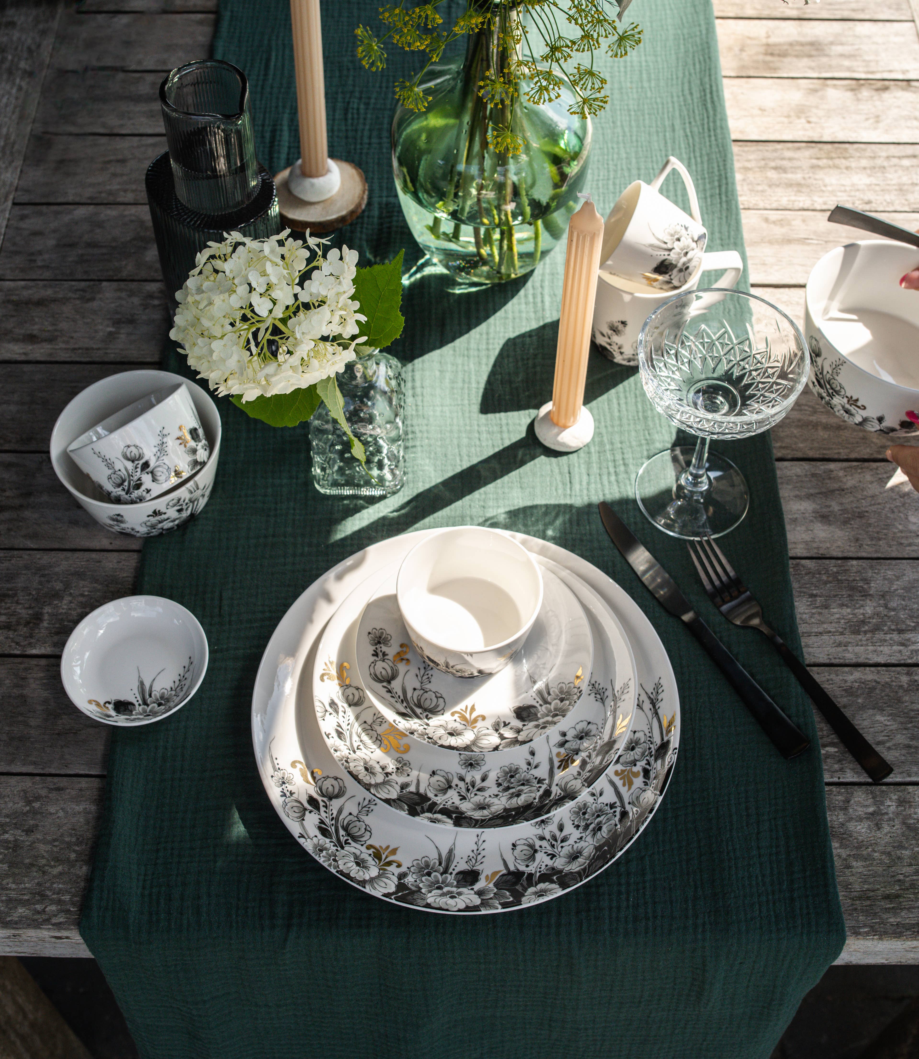 Heinen Delfts Blauw - Wholesale Dinner Plate - Dinner Plate Evening Flower2