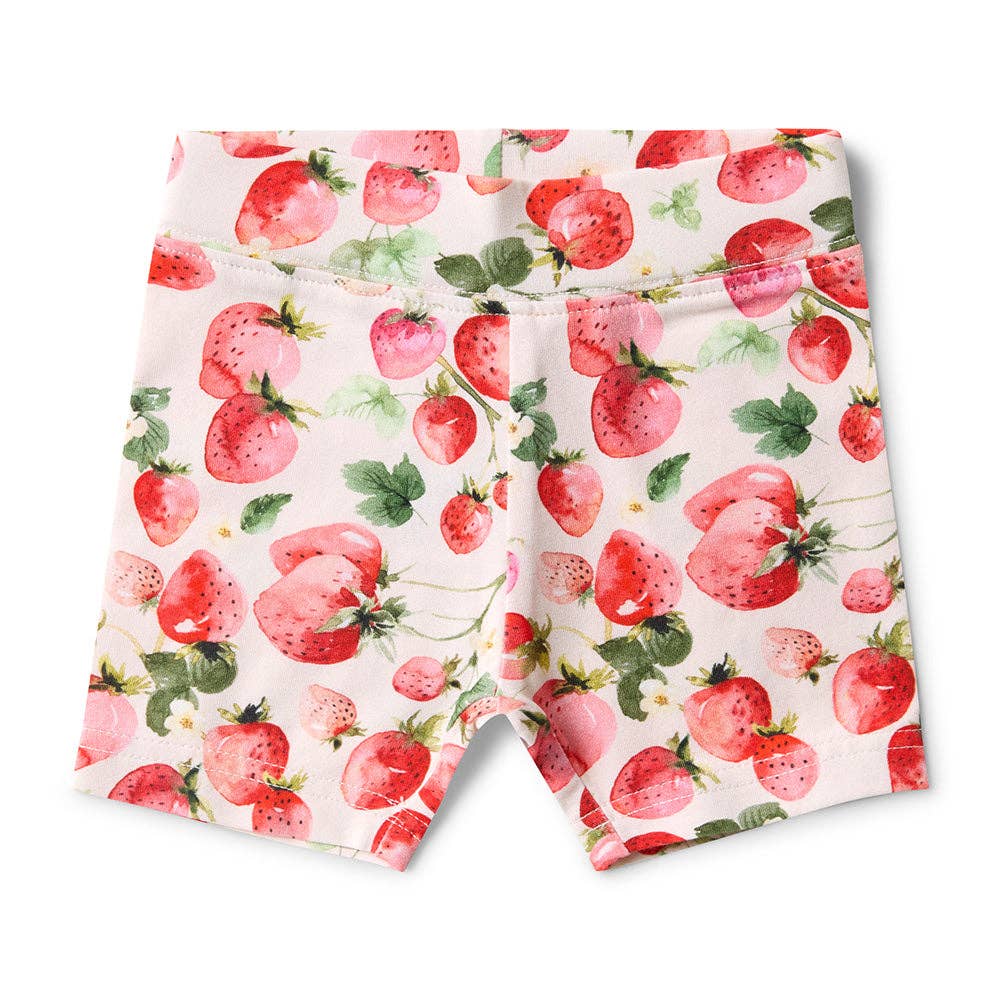 Snuggle Hunny - Wholesale Shorts – Baby - Strawberry Organic Bike Shorts1