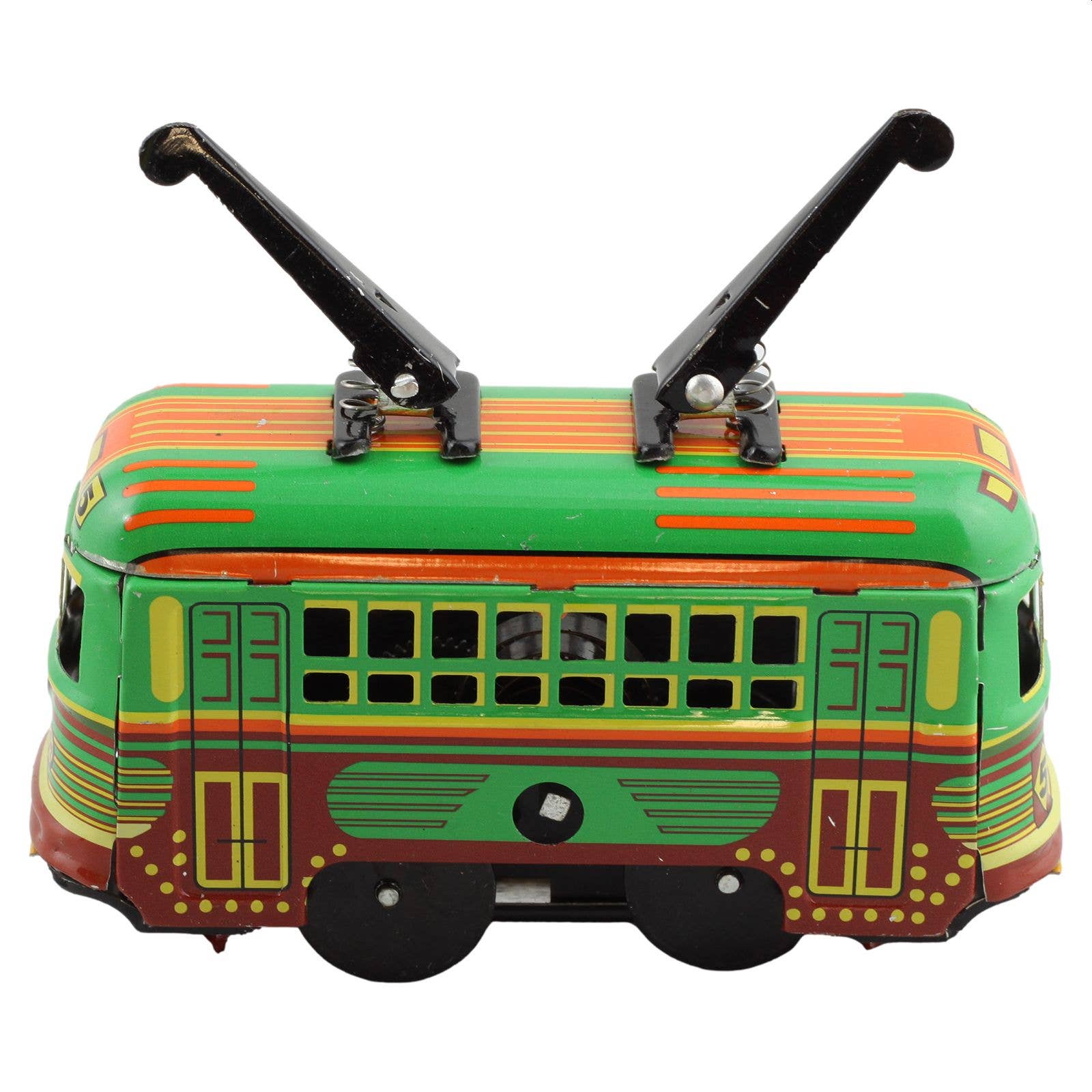 Tribal Trade GmbH - Wholesale Decorative Figurine - Tin toy tram rail vehicle tram tin train2