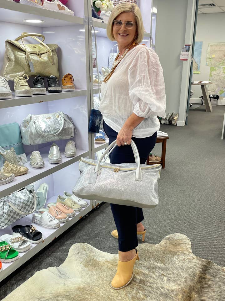 LAV-iSH - Wholesale Mules – Women’s - Crystal Sole Leather Mules Camel1