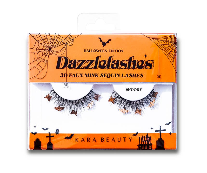 Kara Beauty - Vente Faux cils - Cils à paillettes 3D en faux vison HALLOWEEN Dazzle Lashes0