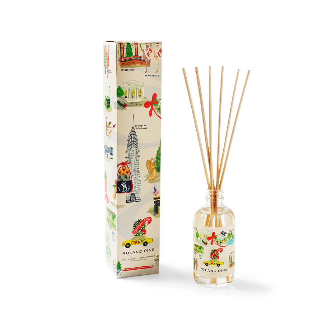 Soap & Paper Factory - Wholesale Reed Diffuser - Holiday in New York Roland Pine Reed Diffuser1