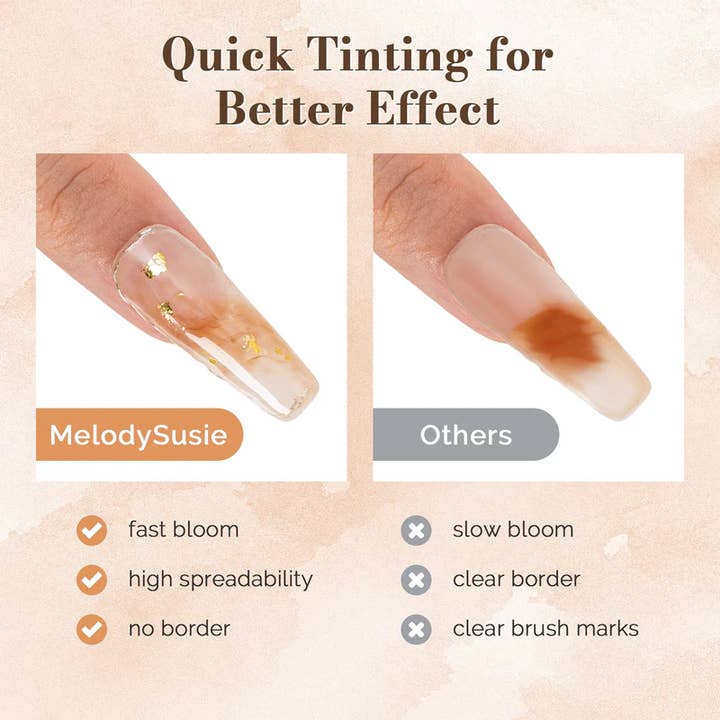 MELODYSUSIE - Wholesale Nail Polish - Clear Blooming Gel 15ml5