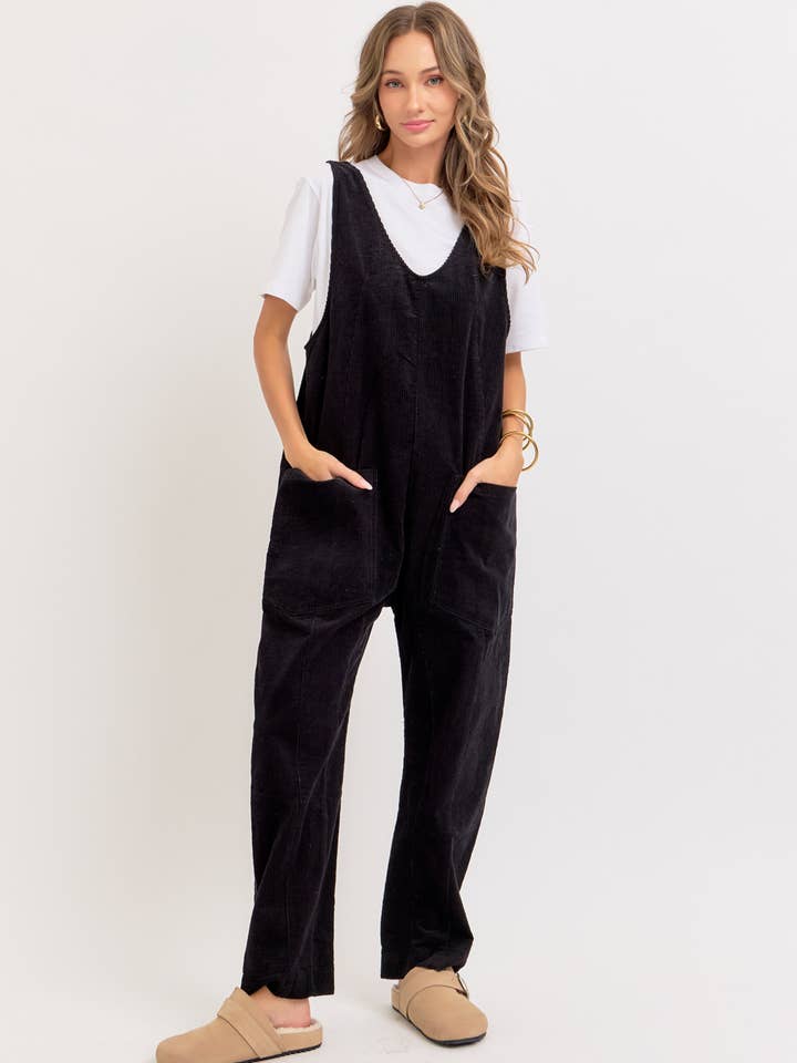 Sweet Lovely by Jen - Wholesale Overalls - Women's - PULL-ON-STYLE CORDUROY OVERALL JUMPSUIT7