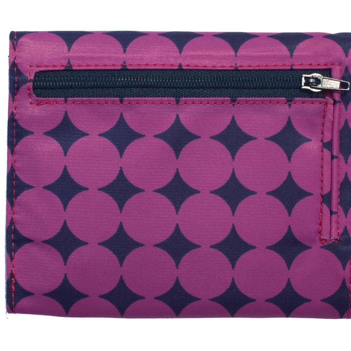 Big Skinny Wallets - Vente Portefeuille – femme - Portefeuille Pochette Trixie - Prune2