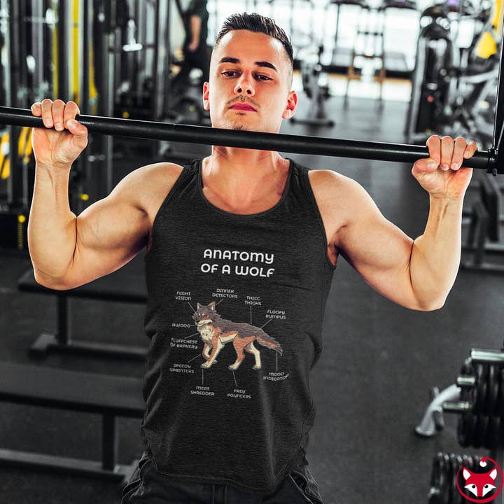 Wolf Brown - Tank Top for wholesale by Artworktee