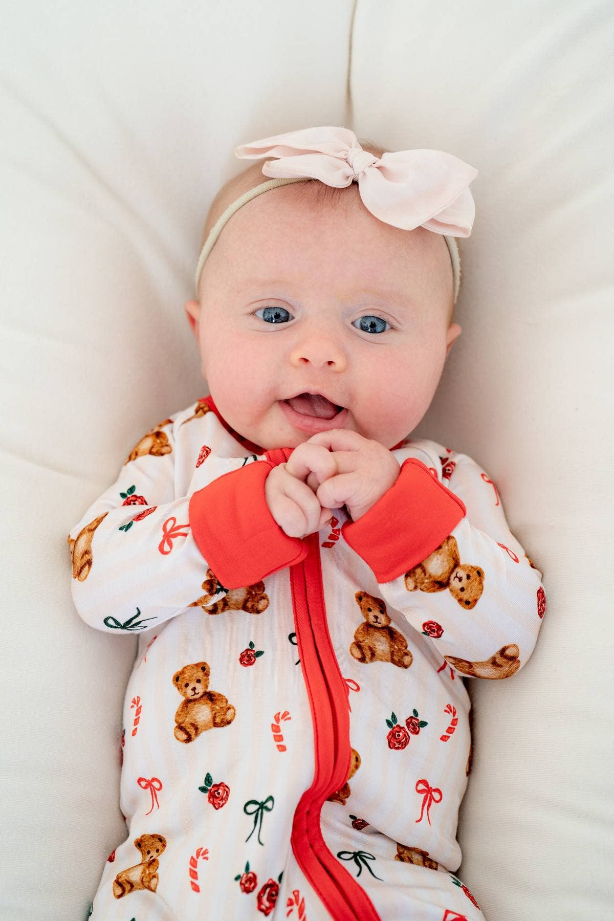 Boosh Baby - Wholesale Sleepsuit - Baby - Teddy Bear Christmas Collection 🎄🧸✨| Zippy Convertible PJ1