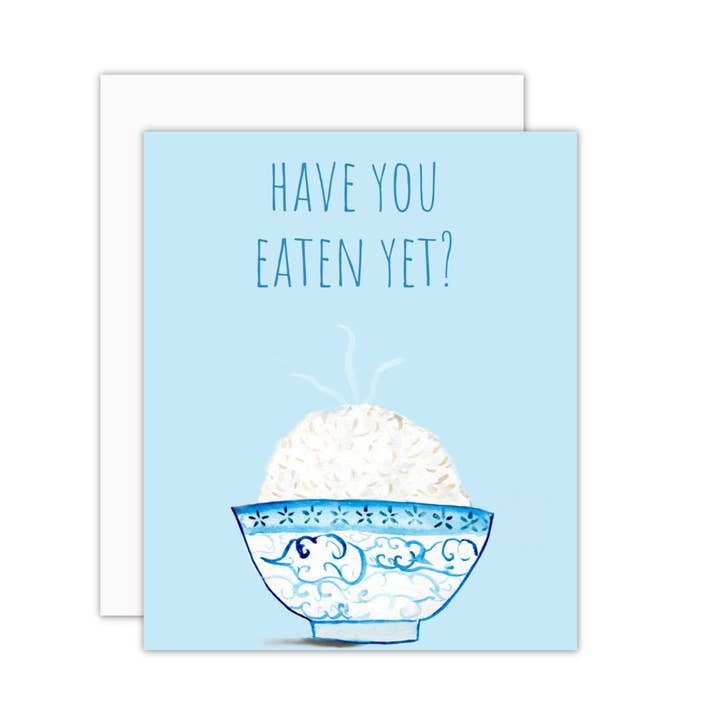 Menmin Made - Wholesale Everyday Greeting Card - Have You Eaten Yet Greeting Card | AAPI Card