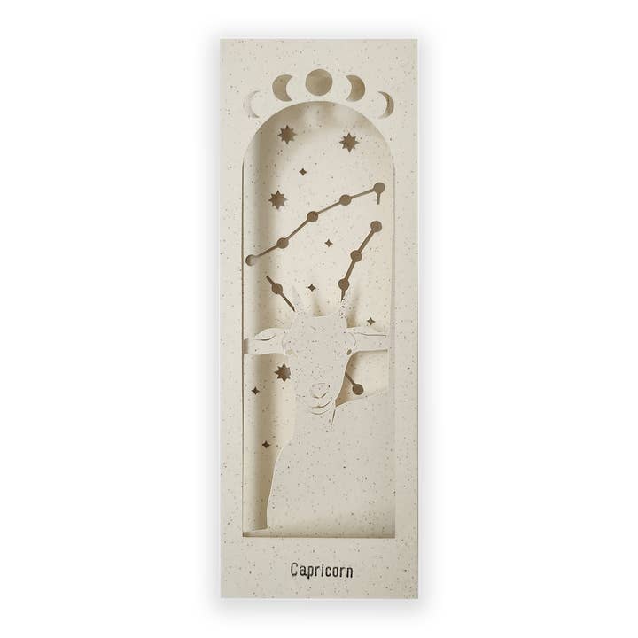 Signet 3D du zodiaque Capricorne pour la vente par Lione & Sheikh
