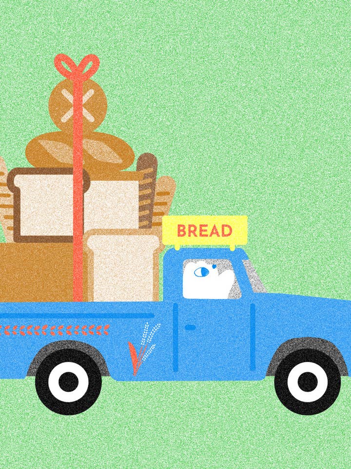 Bread Van Art Print, Landscape for wholesale by Beth Mazuryk