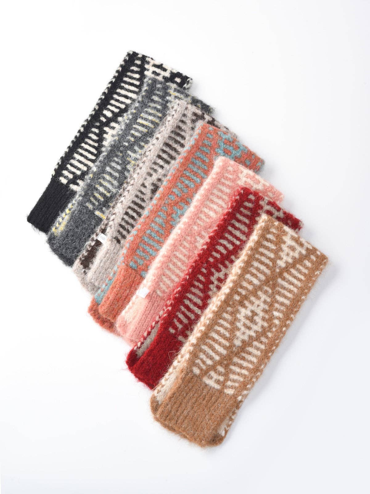 Funkyrel® Atzbranding Limited - Wholesale Scarf - Women's - Scarvii - Two-Tone Knitted Scarf with Slip-Through Design19