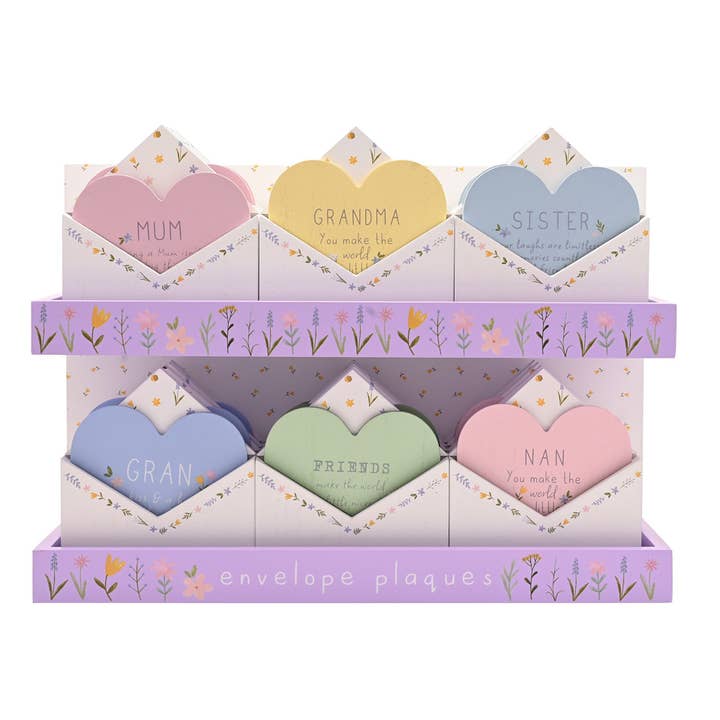 Sobre encantador de Love Life CDU -Incluye 24 piezas para venta al por mayor de WIDDOP and Co.