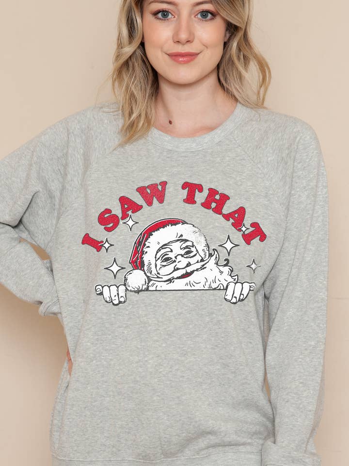 BT1732 CL Jeg så den jul - Sweatshirt for engroshandel hos BouTeeQue Closet