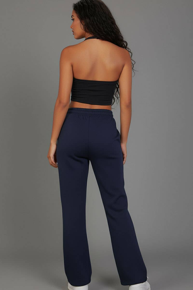 CAPELLA APPAREL – wholesale Mjukis- och joggingbyxor – Dam – Dragsko Waist Slant Pocket Sweatpants11