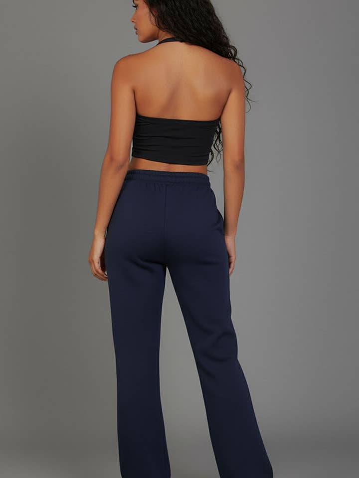 CAPELLA APPAREL – wholesale Mjukis- och joggingbyxor – Dam – Dragsko Waist Slant Pocket Sweatpants11